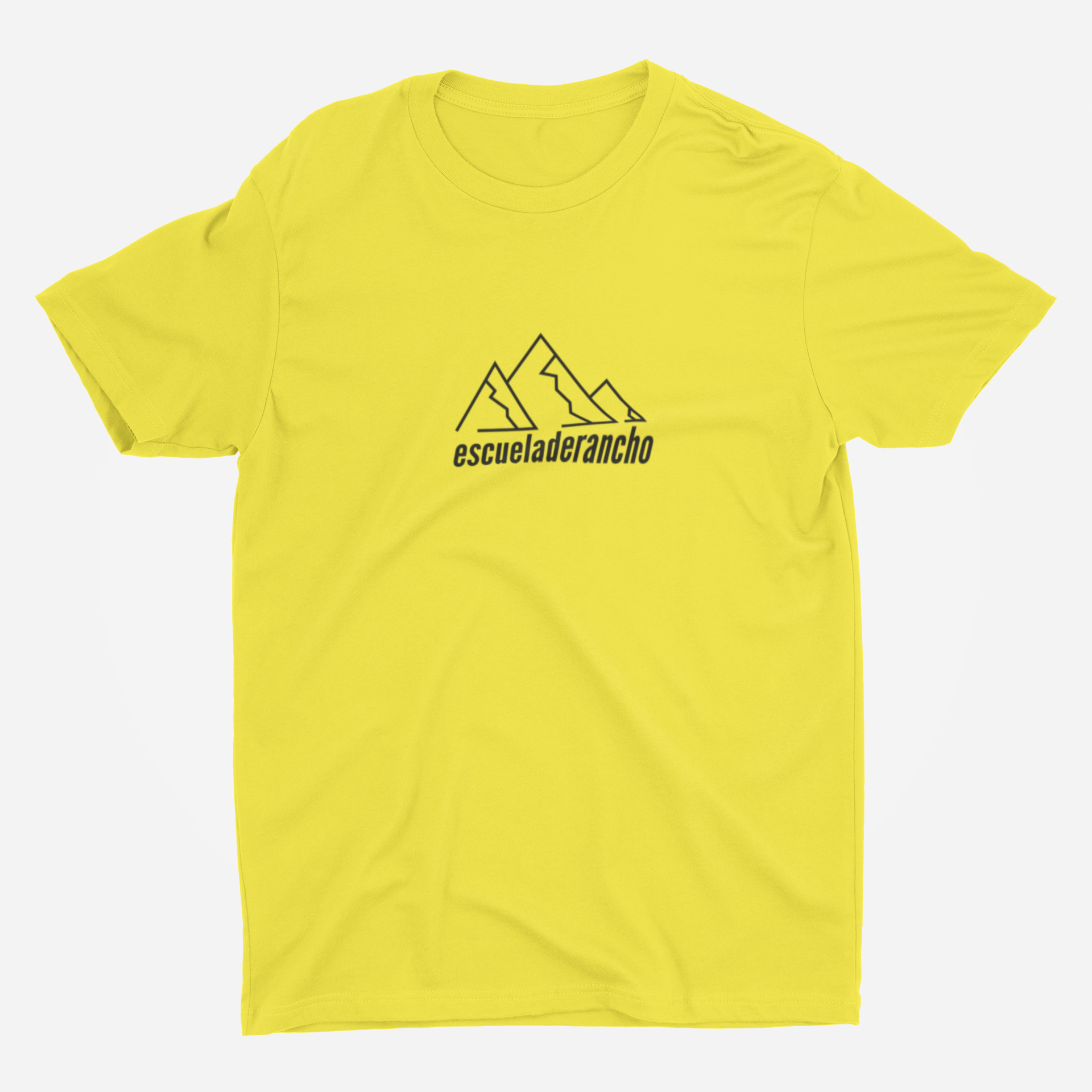 "Sierra" Shirt- Yellow Tee/Black Logo